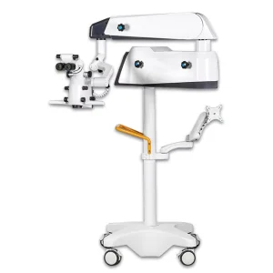 High Resolution Dental Microscope for Oral Maxillofacial Surgery Electric Operating Binocular with Metal Plastic Steel Materials