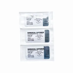 High Strength CE Certified Surgical Sutures PDS PDO USP 2/0 3/0 4/0 Sterile Wound Closure Sutures Hospital Clinical Veterinary