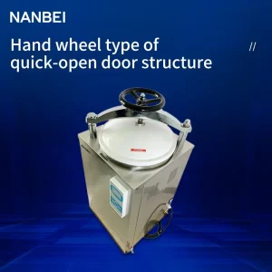 High Temperature Intelligent Handwheel Type High Pressure Vertical Steam Sterilizer