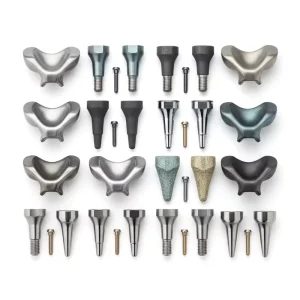 High precision CNC Machined Titanium Orthopedic Implants Medical Grade Surgical Bone Plate and Screw Components