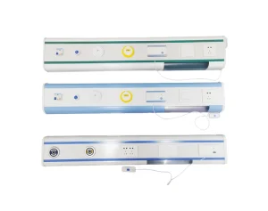 Hospital Bedside Equipment Rail with Nurse Call LED Lighting and Gas Outlets