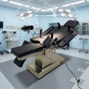 Hospital Electric Stainless Steel Comprehensive Surgical Operating Table Multi Function X ray Perspective OT Room Operation Bed