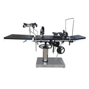 Hospital Equipment Medical Surgery Room Examination Bed Manual Mechanical Operation Adjustable Operating Theater Table
