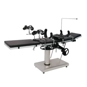 Hospital Equipment Medical Surgery Room Examination Bed Manual Mechanical Operation Adjustable Operating Theater Table