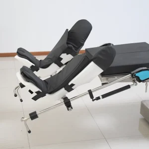 Hospital Grade Surgical Lithotomy Stirrups Gas Assisted Lifting Design for Operating Table Lithotomy Position Clinical Use