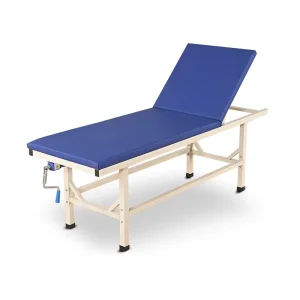 Hospital Mechanical Adjustable Examination Bed Steel Medical Furniture for Doctor Pediatric Ultrasound Clinic Use