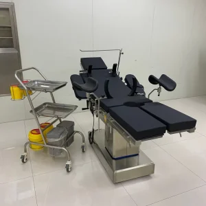 Hospital & Medical Clinic Electric Surgical Operating Table Stainless Steel Multifunction