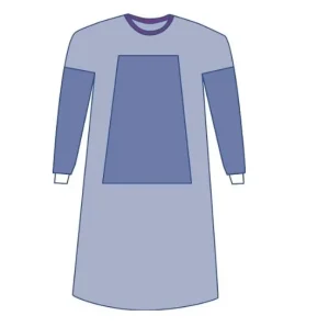 Hospital Medical Consumable AAMI Level 3 EN13795 SMS Standard Disposable Sterile Surgical Isolation Gown for Medical Dental Use