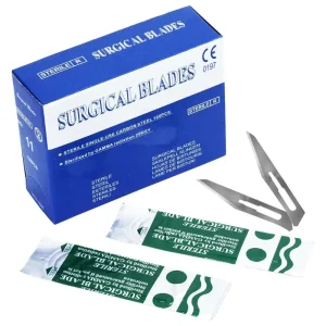 Hospital Medical Operation Surgery Disposable Carbon Steel Surgical Scalpel Blades Surgical Instruments 100PCS