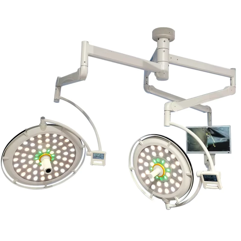 Ceiling Mount Double Arm Operation Lamp R9 R11 Shadowless LED Surgical Lights by Rensino Surgical Equipment