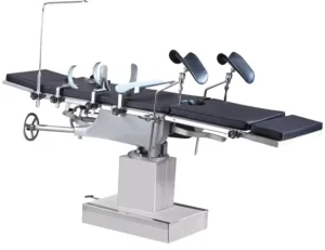 Hospital Medical Room Equipment Mechanical Multifunctional Stainless Steel Head Control Universal Surgical Operating Tables