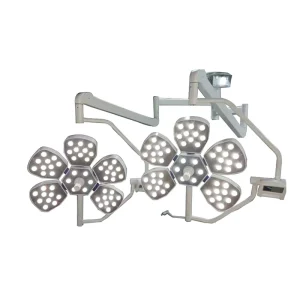 Hospital Mounted LED Mobile Examination Shadowless Surgical Operating Light 5+5