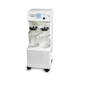 Hospital Portable Electric Sputum Suction Device Surgical Phlegm Extraction Double Jar Class II ISO Certified Model SM 001