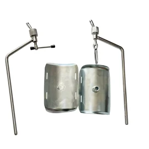 Hospital Stainless Steel Leg Rest Support Gynecology Examination Table Medical Foot Rest Leg Support Holder