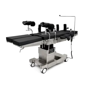 Hospital Surgery Room Operation Theater Table With Germany 12cm Wheels
