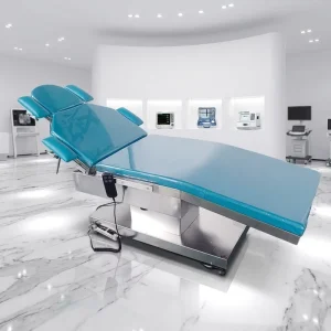 Hospital Surgical Electric Hydraulic Operating Table 304 Stainless Steel Medical Equipment