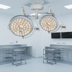 Hospital Surgical Shadowless Light Electric Multi joint Ceiling Mount 360 Flexible Adjustment Bright LED Long Lifespan CE