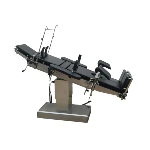 Hospital Surgical Table Manual Surgical Table Lateral Tilt Function Carbon Steel Structure