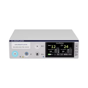 IKEDA Electric Laparoscopic CO2 Gas Insufflator with Heating Smoke Evacuation Plastic & Metal Components for Gynecology