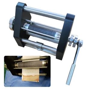 IN 7B Burns Skin Graft Mesher Manual Surgical Instrument Set With Fount Machine Changeable Cutter Size for Skin Grafting