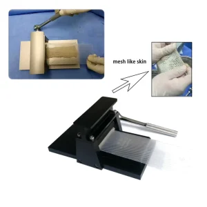 IN 7C Surgical Burns Skin Graft Meshers Machine Manual Dermatomes Skin Graft Mesher for Burns Reconstruction Surgery Instruments