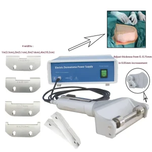 IN Q1 Skin Graft Machine Portable Electric Dermatome Medical Surgery Instrument for Burn