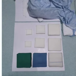 ISO CE Quality Certified 100% Cotton Medical Gauze Sponge Non Sterile and Sterile Options for Wound Dressing Medical Consumables