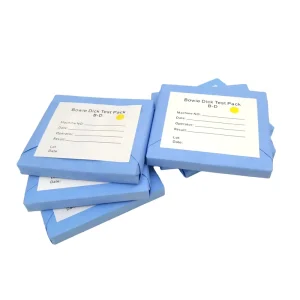ISO9001 Certified STEAM Autoclave Consumable Non reusable Bowie Dick Test Pack Kit 100% Cotton Surgical Towel