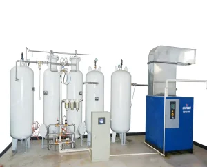 Industrial PSA Oxygen Generator 93% 99.5% Purity PLC Automatic Control Air Separation Unit for Welding Medical
