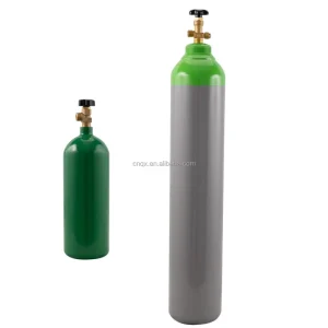Industrial Steel High Pressure Medical Gas Cylinders 2 6kg Protector for Oxygene Nitrogen CO2 Argon Medical Gas Cylinders