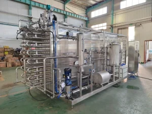Industrial UHT Tube Sterilizer Continuous Milk and Juice Sterilization Machine Dairy and Beverage Processing Equipment