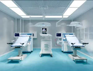 Industrial Use Laboratory Medical Modular Sliding Door Air Tight Hospital Clinic Operating Room Cleanroom Purification