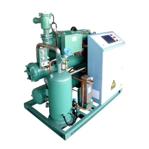 Industrial Water Cooling Compressor Condensing Unit PLC Touch Screen Control Refrigeration Equipment