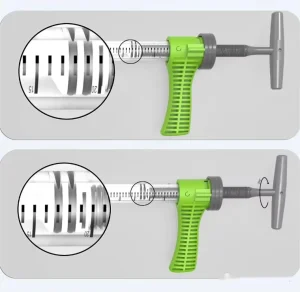 Innovative Orthopedic Surgery Device Transparent Light Green Bone Cement Injector