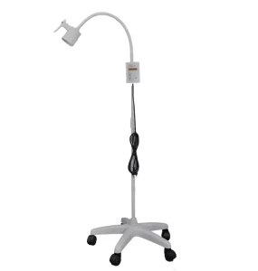 JCA02 Electric LED Surgical Lamp 9W Portable Exam Light CE Certified Mobile Goose Neck for Clinics