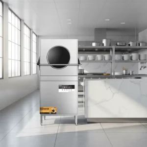 JK 168 6.7KW Energy Saving Hood Type Mini Portable Dishwasher Stainless Steel 60 Baskets Hour Capacity Sterilization