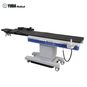 JR 9000 Hybrid Interventional Radiology Table Carbon Fiber Electric Adjustable Angio Surgical Table With C Arm Function