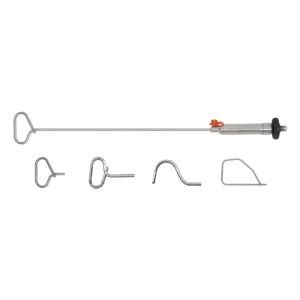 Laparoscopic Instruments Surgery Golden Finger Retractor With Hook Laparoscopic Gold Finger Liver Retractor