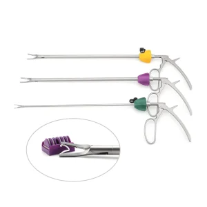 Laparoscopic Reusable Hemolok Clip Forceps Polymer Hemostatic Clip Applicators for Laparoscopy Surgery