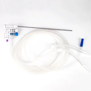 Laparoscopic Single Use Suction and Irrigation Tube Set With Dual Tubes