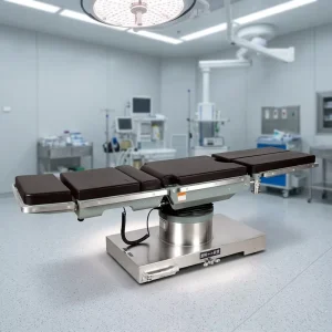 Laparoscopic Surgery Electric Hydraulic Neurosurgery Operating Table Hair Transplant Surgical Bed with 180° Rotatable Tabletop