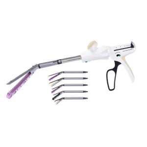 Laparoscopic Surgical Instrument 60mm Purple Endoscopic Linear Cutter