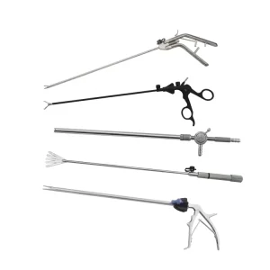 Laparoscopy Surgery Instruments Trocar Veterinary Forceps Set Sterilization Box Manual Stainless Steel Reusable CE Certified