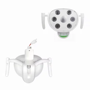 Large Bead Dental Light 6 Bead Dual Colour Temperature Oval Surgical Light Infrared Switch Dental Chair Spare Parts