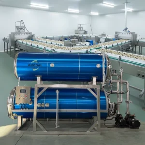 Large Capacity Autoclave Fully Automatic Retort Sterilization Machine Food Processing Equipment