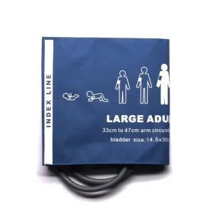 Large and X Large Adult 33-47cm SpO2 Monitoring BP Cuff with Single NIBP Tube with Bladder