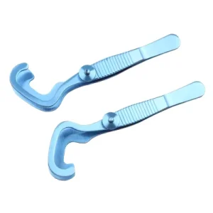 Left and Right Rolling Eye Tweezers Ophthalmic Eye Surgical Instrument