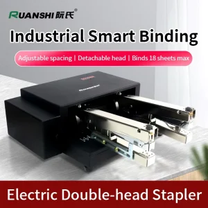 Logo Customization Electric Stapler Replaceable Stapler Head No.10 Single-head Stapler Double-head Stapler R-ES351