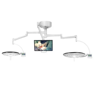 Longermay LED Surgical Lights Spare Parts With Camera Double Head Celling Veterinary Use Surgery Lamps