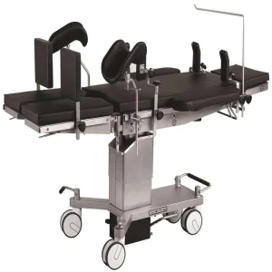 MN OR011 Mobile Mechanical Operating Table with Accessories Stainless Steel Surgical Table for Multi Department Use